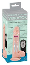 Naturvibrator ?Medical Silicone Thrusting Vibrator? mit Saugfuß