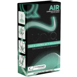 Uniq Air Latexfreies Frauenkondom 3 Stück