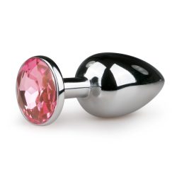 Metall Butt Plug Diamond Pink Small