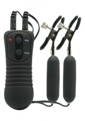 Nippelklammern ?Vibrating Nipple Clamps?, 3 Vibrationsmodi