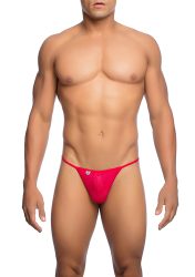 MOB Microfiber V-String Red