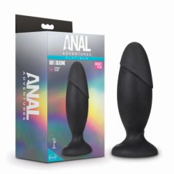Anal Adventures Platinum Silicone Rocket Plug