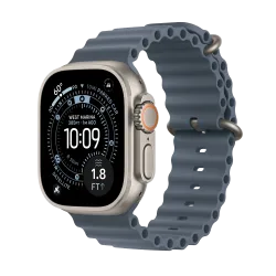 Apple Watch Ultra 3 GPS + Cellular Natural Titanium Case / Anchor Blue Ocean Band Watch Ultra 3