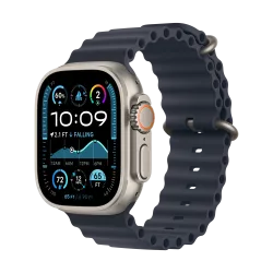 Apple Watch Ultra 2 49mm Natural Titanium Case Navy Ocean Band 64GB Navy Ocean Band