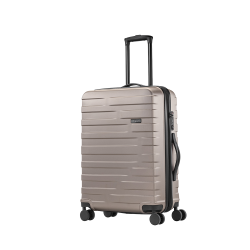 Pack Easy Clipper by Pack Easy Kosmo 4 Rollen Trolley 67 cm mit Dehnfalte Reisetaschen 1 ct Silber Herren