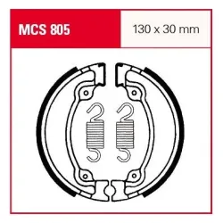 TRW Lucas Bremsbacken iF MCS805 130x30mm - Motorradteile & Ersatzteile - Bremsen