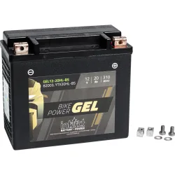 intAct Batterie Bike Power Gel geschlossen TX20HL-BS  12 Volt, 20Ah - Motorradteile & Ersatzteile - Batterien