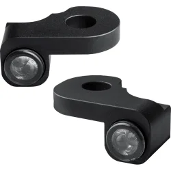 HeinzBikes LED Armaturenblinkerpaar Nano für Harley CVO 2002- schwarz - Aktionen - Einmotten-Weiterfahren