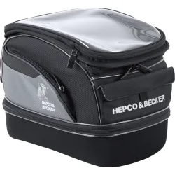 Hepco & Becker Lock-it Tankrucksack Street Tourer L 10-15 Liter schwarz/gra - Motorradzubehör - Motorradgepäck
