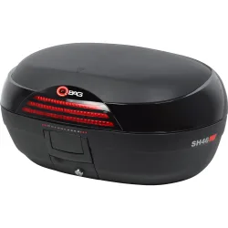 QBag Shad Topcase SH46 inklusive Universaladapterplatte schwarz - Motorradzubehör - Motorradgepäck