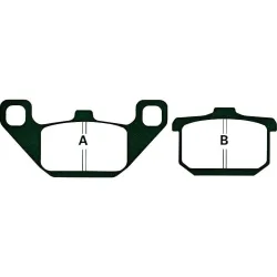 Hi-Q Bremsbeläge organisch FA085  111/69x50/43,5x9,5/9,8mm - Motorradteile & Ersatzteile - Bremsen