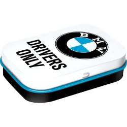 Nostalgic-Art Pillendose BMW - Drivers Only - Motorradzubehör - Geschenkideen
