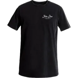John Doe T-Shirt JD Lettering schwarz L - Motorradbekleidung - Chopper Motorradbekleidung