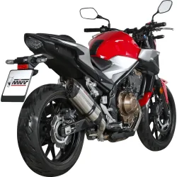 MIVV Suono Auspuff H.075.L7 silber für Honda CB 500 F 2019-2020 - Motorradteile & Ersatzteile - Auspuff