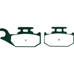 Hi-Q Bremsbeläge organisch FA414TT  82/62x40,85/40,8x8,22/8,6mm - Motorradteile & Ersatzteile - Bremsen