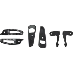 Rizoma Fußrastenpaar Beifahrer PE740B schwarz für Vespa GTS 150/300 - Motorradteile & Ersatzteile - Fußrasten & Hebel