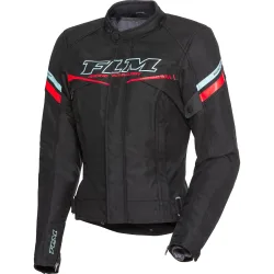 FLM Traction Damen Textiljacke schwarz/aqua L - Motorradbekleidung - Motorradjacken