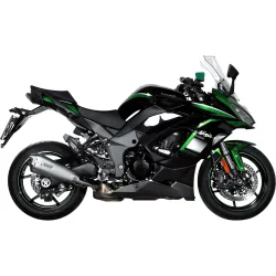 MIVV Delta Race Auspuff K.054.LDRX silber für Kawa Ninja 1000 SX - Motorradteile & Ersatzteile - Auspuff