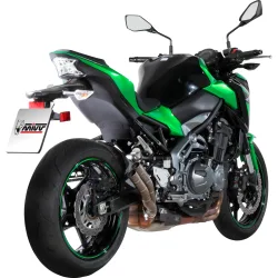 MIVV Double Gun Auspuff K.045.LDG Titan für Kawasaki Z 900 2017- - Motorradteile & Ersatzteile - Auspuff