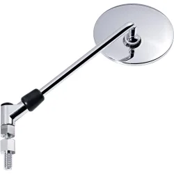 Hashiru Lenkerspiegel M10x1,25R/M8x1,25R Ø105mm chrom - Motorradteile & Ersatzteile - Motorradspiegel