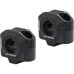SW-MOTECH Lenkererhöhung PP für 22mm Lenker um 20mm schwarz - Motorradteile & Ersatzteile - Lenker, Griffe & Hebel