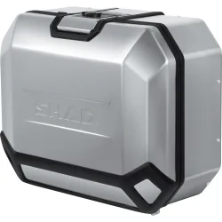 Shad 4P Seitenkoffer Terra Aluminium TR36 silber links - Motorradzubehör - Motorradgepäck