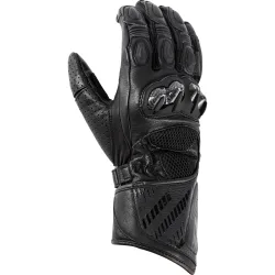 FLM Suzuka XT Racing Damen Lederhandschuh lang schwarz - Motorradbekleidung - Sport Motorradbekleidung