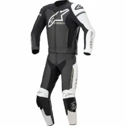 Alpinestars GP Force Phantom Lederkombi 2-tlg. s/w/grau 50 - Motorradbekleidung - Motorradkombis