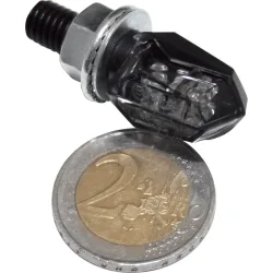 HIGHSIDER smart LED Blinkerpaar Tiny für hinten M8 schwarz, getöntes Glas - Aktionen - Einmotten-Weiterfahren