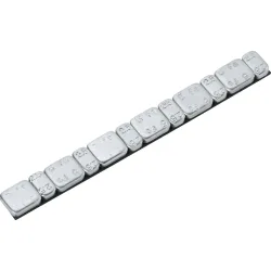 Hi-Q Tools Klebegewichte, Stahl, 45 Gramm 5g+2,5g Einteilung silber - Motorradteile & Ersatzteile - Reifen & Felgen