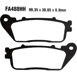 Hi-Q Bremsbeläge Sintermetall FA488HH  99x39x9mm - Motorradteile & Ersatzteile - Bremsen