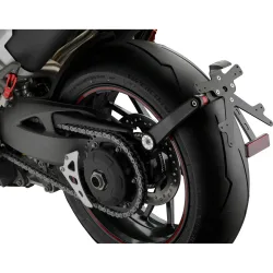 Rizoma Kennzeichenhalter Side Arm PT667B Speed Triple 2016- - Motorradteile & Ersatzteile - Anbauteile