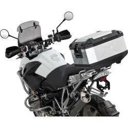 Hepco & Becker Topcase Xplorer Aluminium 45 Liter silber - Motorradzubehör - Motorradgepäck