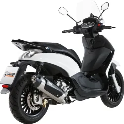 MIVV Urban Auspuff 1-1 C.PG.0019.K für Beverly 125 2014-2016 - Motorradteile & Ersatzteile - Auspuff