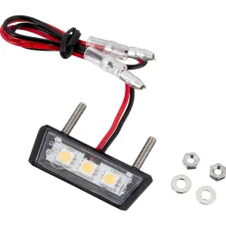 Hashiru LED Nummernschildbeleuchtung ST02 2xM3 schwarz - Aktionen - Einmotten-Weiterfahren