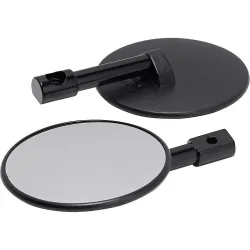 Hashiru Lenkerendenspiegelpaar M6 ST10 Ø94mm schwarz - Motorradteile & Ersatzteile - Motorradspiegel