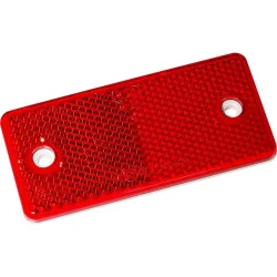 Hashiru Rückstrahler rot rechteckig (94x44mm) geschraubt - Aktionen - Einmotten-Weiterfahren