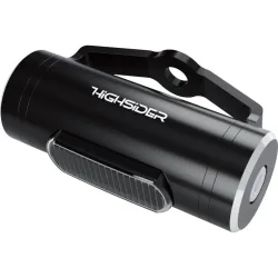 Highsider LED Alu Rücklicht CONERO T1 schwarz, getöntes Glas - Motorradteile & Ersatzteile - Beleuchtung