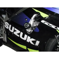 B&G Sturzpads Racing Polyamid schwarz für GSX-R 600/750 BG/BD - Motorradteile & Ersatzteile - Anbauteile