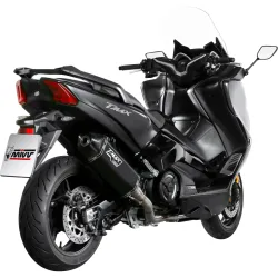 MIVV Speed Edge Auspuff 2-1 schwarz Y.061.KRB für T-Max 530 2017- - Motorradteile & Ersatzteile - Auspuff