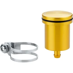 Rizoma Ausgleichsbehälter Alu 12ml ohne Fenster CT015G gold - Motorradteile & Ersatzteile - Bremsen