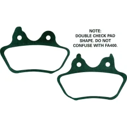 Hi-Q Bremsbeläge organisch FA434  97,54x64,2x8mm - Motorradteile & Ersatzteile - Bremsen