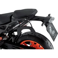Hepco & Becker C-Bow Seitentaschenhalter links schwarz für KTM Duke 890 R - Motorradzubehör - Motorradgepäck