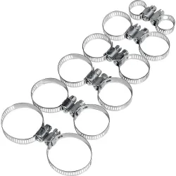 Hi-Q Tools Schlauchklemmen Sortiment 12-teilig 11-38cm - Aktionen - Einmotten-Weiterfahren