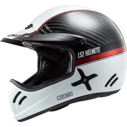 LS2 MX471 Xtra Yard White/Black/Red XS - Helme & Brillen - Motorradhelme