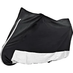 POLO Outdoor Abdeckplane m. Fenster schwarz/silber Größe XXL - Aktionen - Einmotten-Weiterfahren