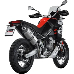 MIVV Speed Edge Auspuff A.017.LRT Titan für Aprilia Tuareg 660 - Motorradteile & Ersatzteile - Auspuff