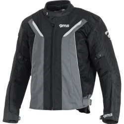 GMS Ventura Textiljacke schwarz/grau - Motorradbekleidung - Touring Motorradbekleidung