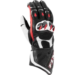 FLM Suzuka XT Racing Damen Lederhandschuh lang weiß 7,5 - Motorradbekleidung - Sport Motorradbekleidung