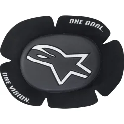 Alpinestars GP Sport Evo Knieschleifer schwarz/weiß - Motorradbekleidung - Motorradkombis